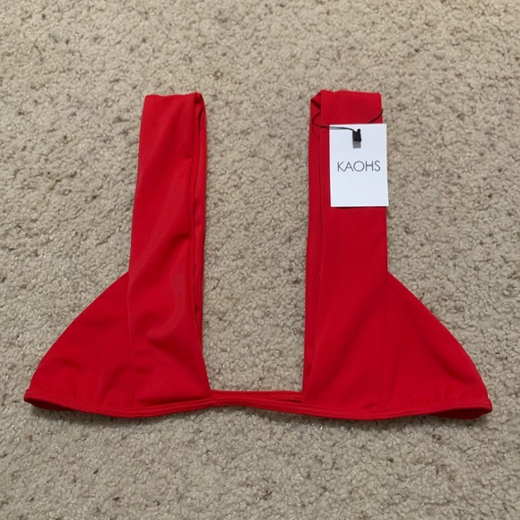 KAOHS Other - Kaohs red bikini top - Large NWT